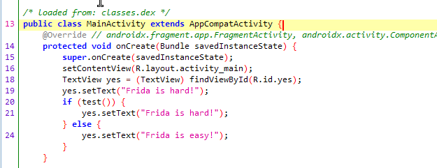 hook - Hooking Android method with Frida but .implementation() not